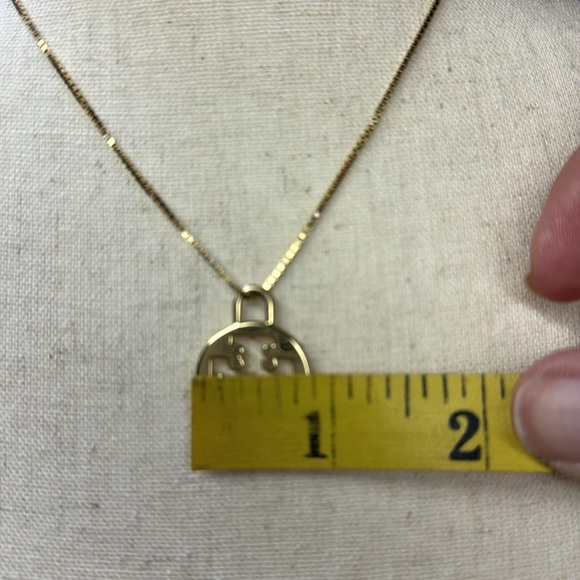 Tory Burch Gold Plated Charm Necklace Not Included - Picture 3 of 3